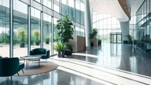 indoor office building