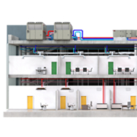 Comprehensive Chiller-Heater System with Hydronic Branch Controls